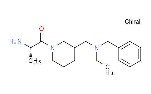 CAS No. 1354025-70-9, (2S)-2-Amino-1-(3-((benzyl(ethyl)amino)methyl)piperidin-1-yl)propan-1-one