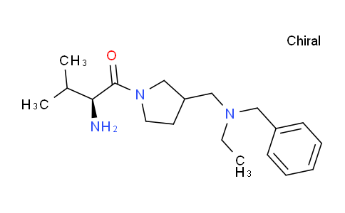CAS No. 1354024-76-2, (2S)-2-Amino-1-(3-((benzyl(ethyl)amino)methyl)pyrrolidin-1-yl)-3-methylbutan-1-one