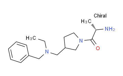 CAS No. 1354027-10-3, (2S)-2-Amino-1-(3-((benzyl(ethyl)amino)methyl)pyrrolidin-1-yl)propan-1-one