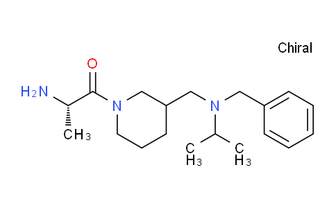 CAS No. 1354024-62-6, (2S)-2-Amino-1-(3-((benzyl(isopropyl)amino)methyl)piperidin-1-yl)propan-1-one