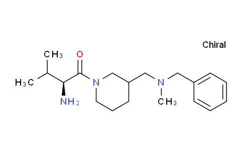 CAS No. 1354027-21-6, (2S)-2-Amino-1-(3-((benzyl(methyl)amino)methyl)piperidin-1-yl)-3-methylbutan-1-one