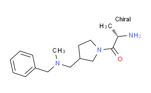 CAS No. 1354028-78-6, (2S)-2-Amino-1-(3-((benzyl(methyl)amino)methyl)pyrrolidin-1-yl)propan-1-one