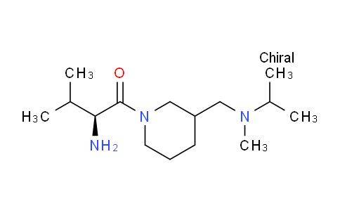 CAS No. 1354024-66-0, (2S)-2-Amino-1-(3-((isopropyl(methyl)amino)methyl)piperidin-1-yl)-3-methylbutan-1-one