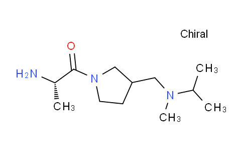 CAS No. 1354027-72-7, (2S)-2-Amino-1-(3-((isopropyl(methyl)amino)methyl)pyrrolidin-1-yl)propan-1-one