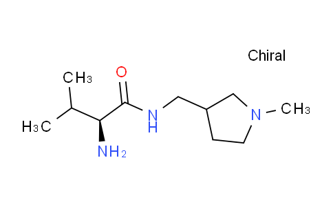 CAS No. 1290201-90-9, (2S)-2-Amino-3-methyl-N-((1-methylpyrrolidin-3-yl)methyl)butanamide