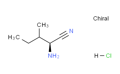 CAS No. 1212491-08-1, (2S)-2-Amino-3-methylpentanenitrile hydrochloride