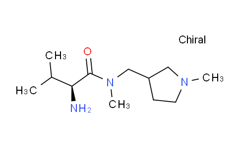 CAS No. 1344971-82-9, (2S)-2-Amino-N,3-dimethyl-N-((1-methylpyrrolidin-3-yl)methyl)butanamide