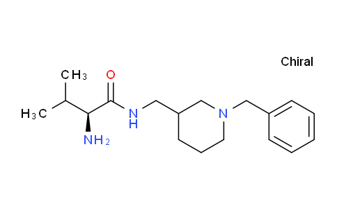 CAS No. 1354025-17-4, (2S)-2-Amino-N-((1-benzylpiperidin-3-yl)methyl)-3-methylbutanamide
