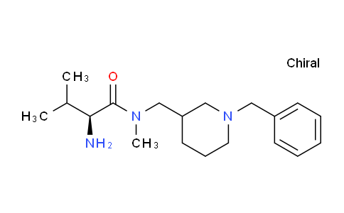 CAS No. 1354028-16-2, (2S)-2-Amino-N-((1-benzylpiperidin-3-yl)methyl)-N,3-dimethylbutanamide