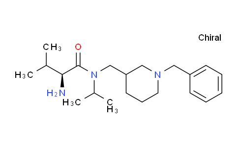 CAS No. 1354026-12-2, (2S)-2-Amino-N-((1-benzylpiperidin-3-yl)methyl)-N-isopropyl-3-methylbutanamide