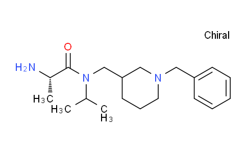 CAS No. 1354033-16-1, (2S)-2-Amino-N-((1-benzylpiperidin-3-yl)methyl)-N-isopropylpropanamide