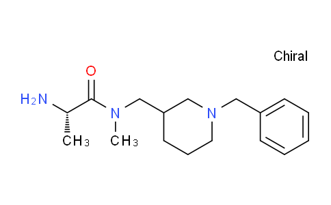 CAS No. 1354032-63-5, (2S)-2-Amino-N-((1-benzylpiperidin-3-yl)methyl)-N-methylpropanamide