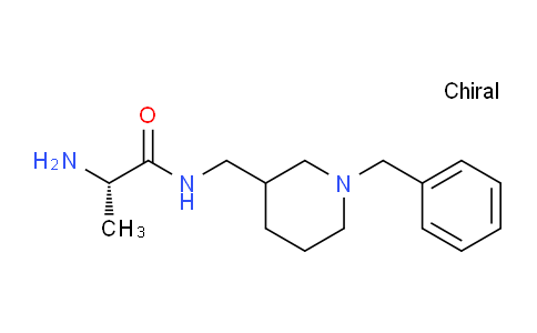 CAS No. 1354029-72-3, (2S)-2-Amino-N-((1-benzylpiperidin-3-yl)methyl)propanamide