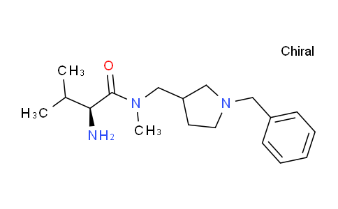 CAS No. 1354026-64-4, (2S)-2-Amino-N-((1-benzylpyrrolidin-3-yl)methyl)-N,3-dimethylbutanamide