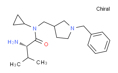 CAS No. 1354029-22-3, (2S)-2-Amino-N-((1-benzylpyrrolidin-3-yl)methyl)-N-cyclopropyl-3-methylbutanamide