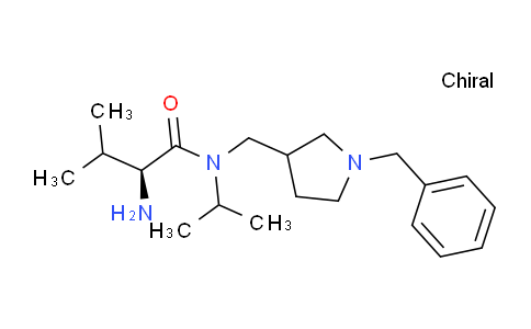 CAS No. 1354025-12-9, (2S)-2-Amino-N-((1-benzylpyrrolidin-3-yl)methyl)-N-isopropyl-3-methylbutanamide