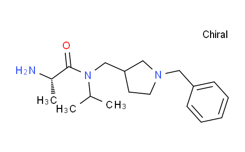 CAS No. 1354032-64-6, (2S)-2-Amino-N-((1-benzylpyrrolidin-3-yl)methyl)-N-isopropylpropanamide