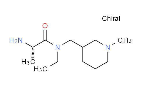 CAS No. 1354024-34-2, (2S)-2-Amino-N-ethyl-N-((1-methylpiperidin-3-yl)methyl)propanamide