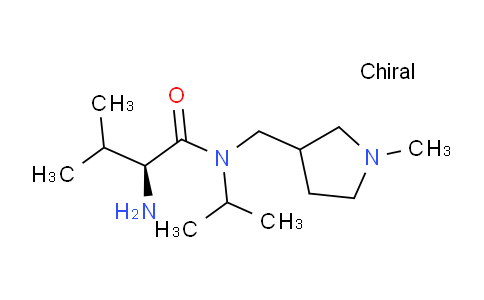 CAS No. 1354032-81-7, (2S)-2-Amino-N-isopropyl-3-methyl-N-((1-methylpyrrolidin-3-yl)methyl)butanamide