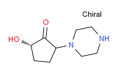 CAS No. 1253792-24-3, (2S)-2-Hydroxy-5-(piperazin-1-yl)cyclopentanone