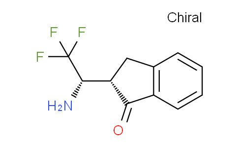 CAS No. 1556948-67-4, (2S)-2-[(1S)-1-Amino-2,2,2-trifluoroethyl]-2,3-dihydro-1H-inden-1-one