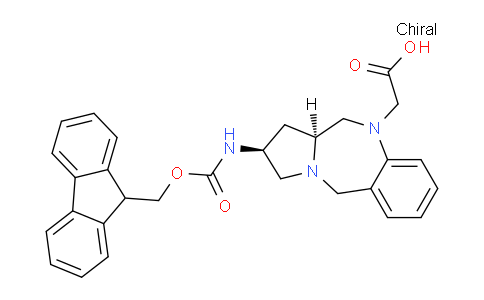 CAS No. 182624-46-0, (2S,11aS)-Fmoc-2-amino-10-carboxymethyl-1,2,3,11a-tetrahydro-10H-pyrrolo[2,1-c][1,4]-benzodiazepine-