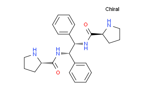 CAS No. 869964-66-9, (2S,2'S)-N,N'-((1S,2S)-1,2-Diphenylethane-1,2-diyl)bis(pyrrolidine-2-carboxamide)
