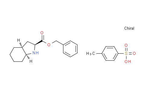 CAS No. 94062-52-9, (2S,3aS,7aS)-Benzyl octahydro-1H-indole-2-carboxylate 4-methylbenzenesulfonate