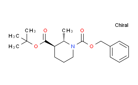 CAS No. 1044563-67-8, (2S,3R)-1-Benzyl 3-tert-butyl 2-methylpiperidine-1,3-dicarboxylate