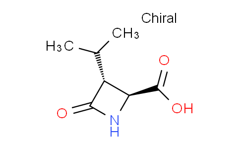 CAS No. 172697-24-4, (2S,3R)-3-Isopropyl-4-oxoazetidine-2-carboxylic acid