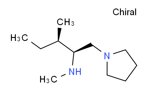CAS No. 1821728-43-1, (2S,3R)-N,3-Dimethyl-1-(pyrrolidin-1-yl)pentan-2-amine