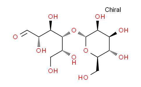 CAS No. 35438-40-5, (2S,3R,4R,5R)-2,3,5,6-Tetrahydroxy-4-(((2R,3S,4S,5S,6R)-3,4,5-trihydroxy-6-(hydroxymethyl)tetrahydro-2H-pyran-2-yl)oxy)hexanal