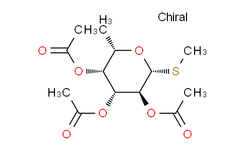 CAS No. 84635-54-1, (2S,3R,4R,5S,6R)-2-Methyl-6-(methylthio)tetrahydro-2H-pyran-3,4,5-triyl triacetate