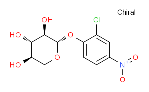 CAS No. 96887-43-3, (2S,3R,4S,5R)-2-(2-Chloro-4-nitrophenoxy)tetrahydro-2H-pyran-3,4,5-triol