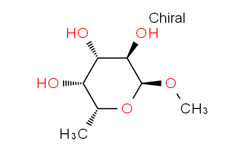 CAS No. 1128-40-1, (2S,3R,4S,5R,6R)-2-Methoxy-6-methyltetrahydro-2H-pyran-3,4,5-triol