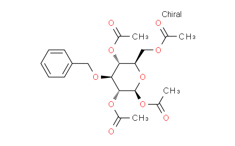 CAS No. 39686-94-7, (2S,3R,4S,5R,6R)-6-(Acetoxymethyl)-4-(benzyloxy)tetrahydro-2H-pyran-2,3,5-triyl triacetate