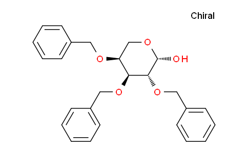 CAS No. 90899-55-1, (2S,3R,4S,5S)-3,4,5-Tris(benzyloxy)tetrahydro-2H-pyran-2-ol