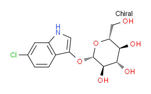 CAS No. 159954-28-6, (2S,3R,4S,5S,6R)-2-((6-Chloro-1H-indol-3-yl)oxy)-6-(hydroxymethyl)tetrahydro-2H-pyran-3,4,5-triol
