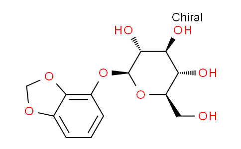CAS No. 1955474-56-2, (2S,3R,4S,5S,6R)-2-(Benzo[d][1,3]dioxol-4-yloxy)-6-(hydroxymethyl)tetrahydro-2H-pyran-3,4,5-triol
