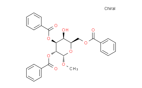 CAS No. 3601-36-3, (2S,3R,4S,5S,6R)-6-((Benzoyloxy)methyl)-5-hydroxy-2-methoxytetrahydro-2H-pyran-3,4-diyl dibenzoate