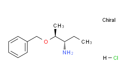 CAS No. 1263094-14-9, (2S,3S)-2-(Benzyloxy)pentan-3-amine hydrochloride