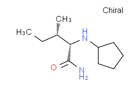 CAS No. 1423037-32-4, (2S,3S)-2-(Cyclopentylamino)-3-methylpentanamide