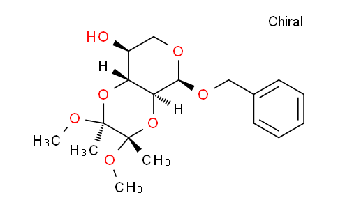 CAS No. 1084896-38-7, (2S,3S,4aS,5R,8S,8aR)-5-(Benzyloxy)-2,3-dimethoxy-2,3-dimethylhexahydro-2H-pyrano[3,4-b][1,4]dioxin-8-ol