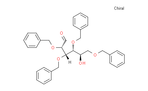 CAS No. 61330-61-8, (2S,3S,4R,5R)-2,3,4,6-Tetrakis(benzyloxy)-5-hydroxyhexanal