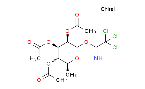 CAS No. 122089-71-8, (2S,3S,4R,5R)-2-Methyl-6-(2,2,2-trichloro-1-iminoethoxy)tetrahydro-2H-pyran-3,4,5-triyl triacetate