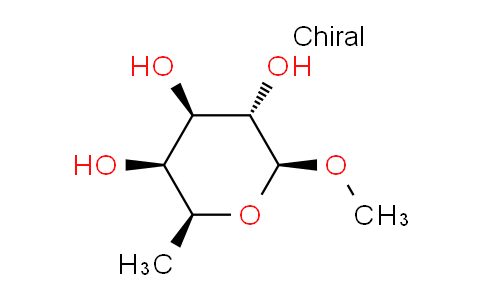 CAS No. 24332-98-7, (2S,3S,4R,5S,6S)-2-Methoxy-6-methyltetrahydro-2H-pyran-3,4,5-triol