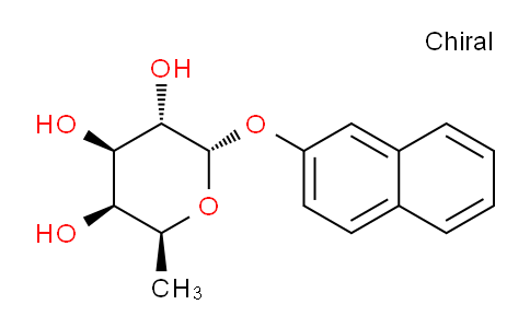 CAS No. 63503-05-9, (2S,3S,4R,5S,6S)-2-Methyl-6-(naphthalen-2-yloxy)tetrahydro-2H-pyran-3,4,5-triol