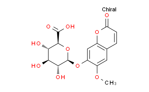 CAS No. 132752-65-9, (2S,3S,4S,5R,6S)-3,4,5-Trihydroxy-6-((6-methoxy-2-oxo-2H-chromen-7-yl)oxy)tetrahydro-2H-pyran-2-carboxylic acid