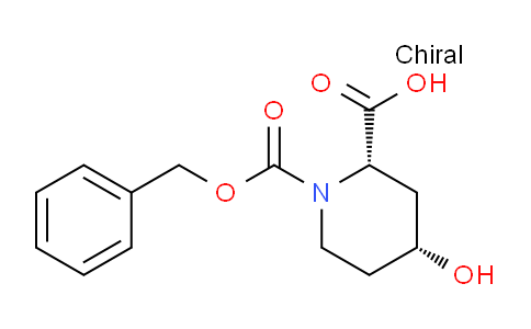 CAS No. 70614-56-1, (2S,4R)-1-((Benzyloxy)carbonyl)-4-hydroxypiperidine-2-carboxylic acid