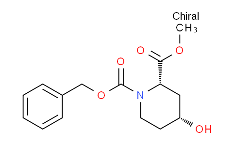 CAS No. 403503-37-7, (2S,4R)-1-Benzyl 2-methyl 4-hydroxypiperidine-1,2-dicarboxylate